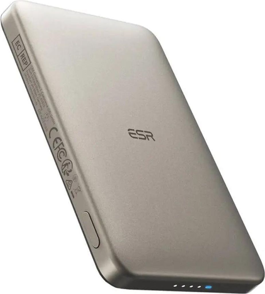 Esr Qi2 Magslim 5000 Mah Magnetic Powerbank (Sand) Immagine del prodotto 