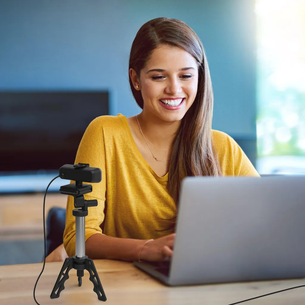 Webcam 4K Ultra HD pour Visioconférence Professionnelle et Streaming Live - 9