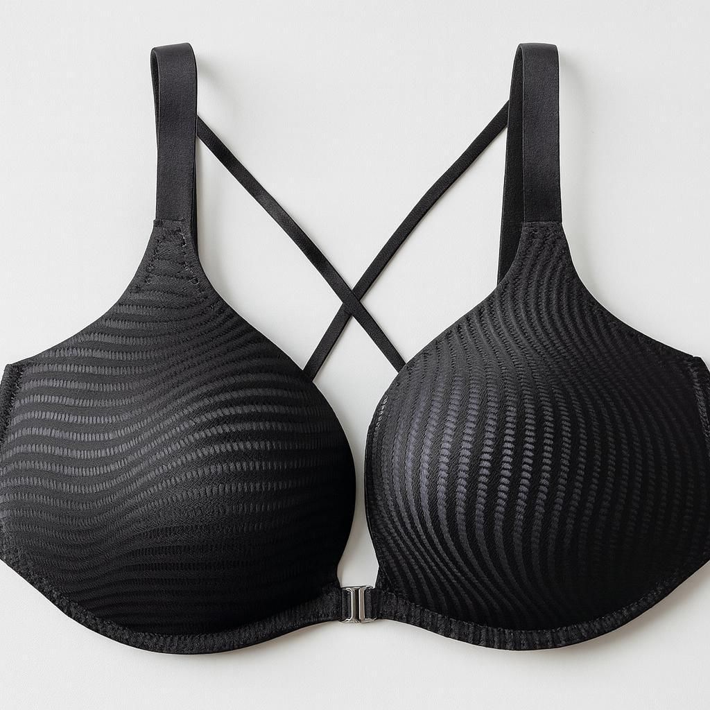 Triumph Harmony Spotlight WHUF Damen BH mit Bügel Push-up Gr. 80E Schwarz