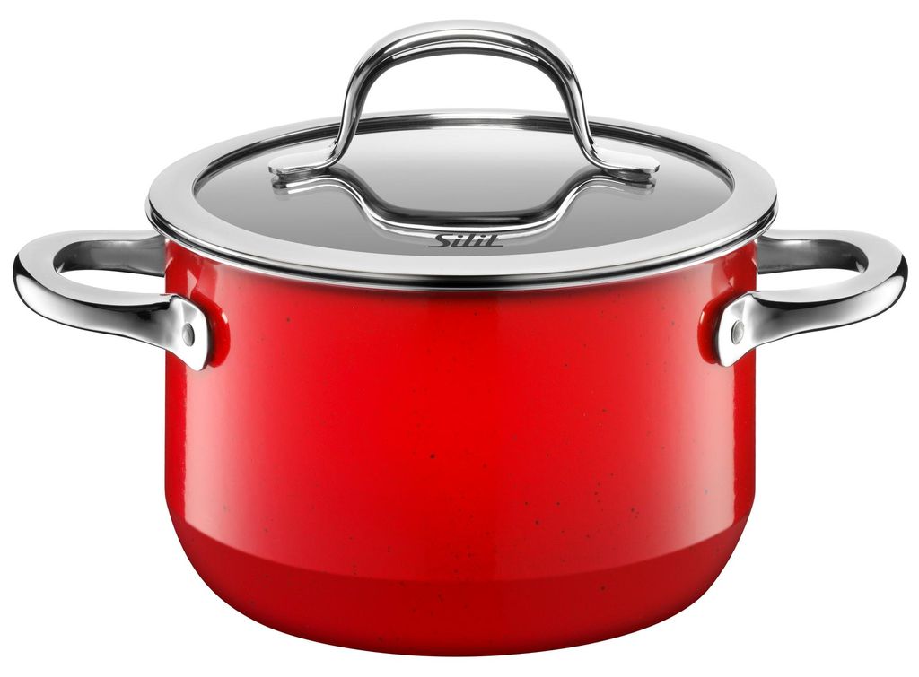 Silit Fleischtopf mit Deckel  Ø 16 cm Passion Red Zdjęcie produktu 