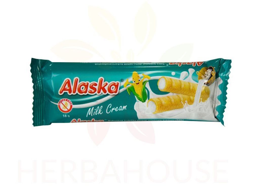 Gluténmentes Alaska Tej  Ízű Krémmel Töltött Kukoricaostya Obrázek produktu 