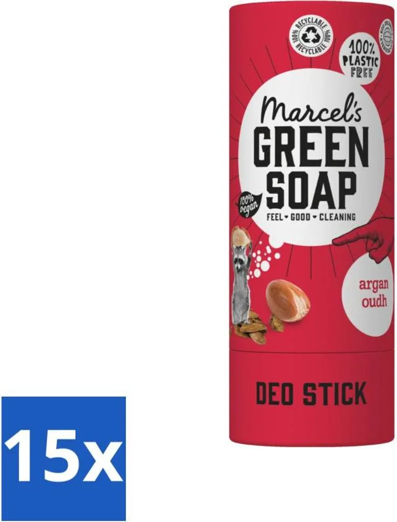 Deodorante Stick Marcel's Green Soap Argan Oudh - 15pz Sconto Quantità