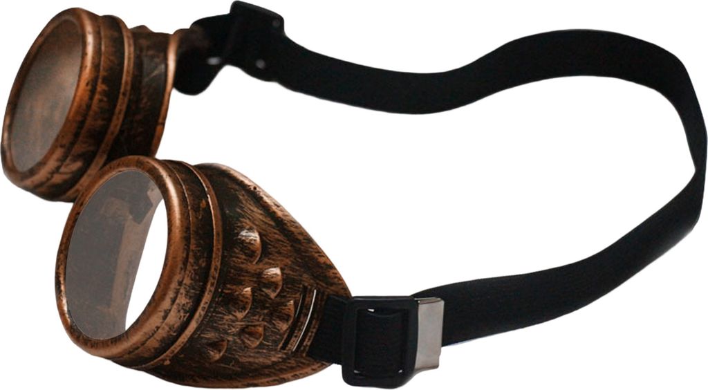 Steampunk-Retro-Brille, verkleiden Sie sich, kratzfest, UV-beständig, Vintage, coole Halloween-Brille für Halloween, Cosplay
