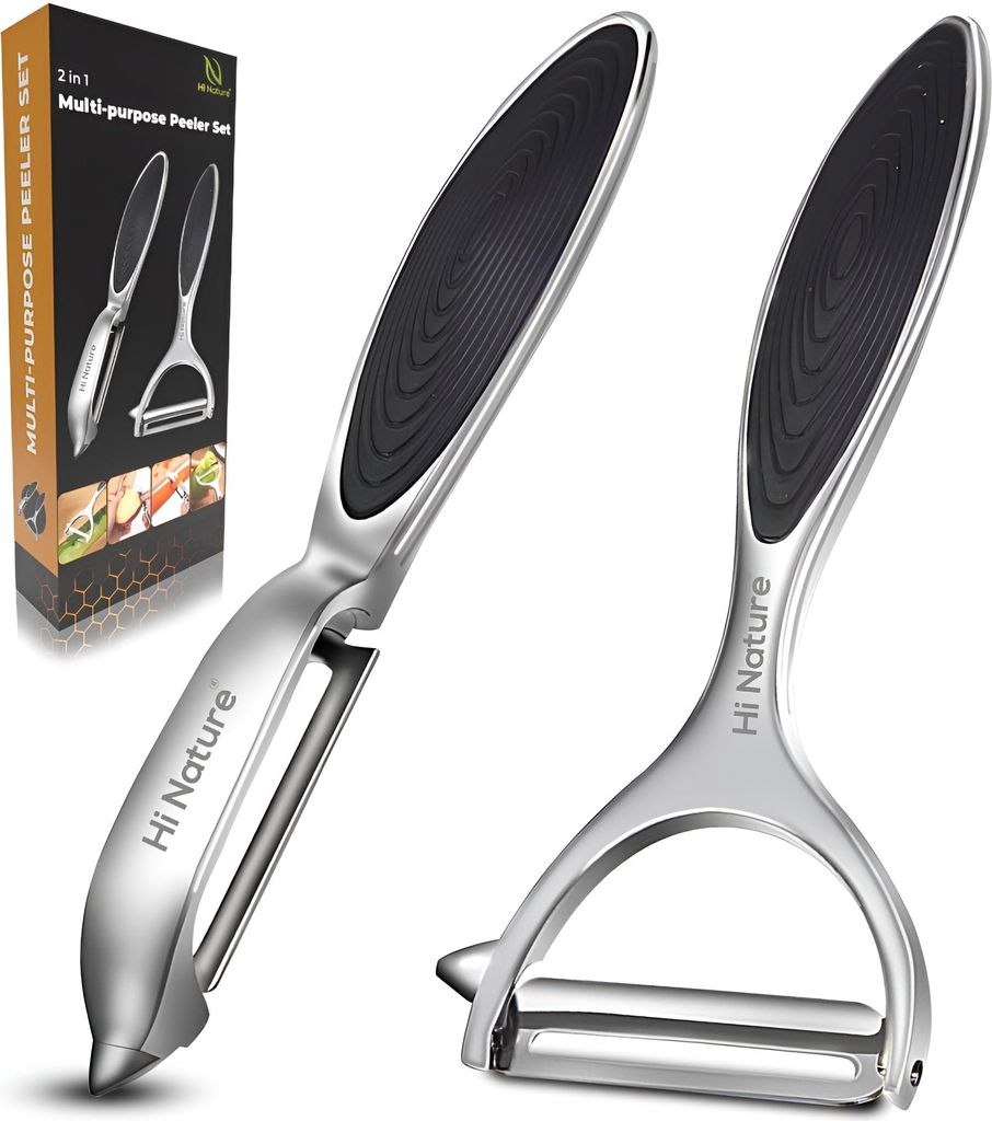HI NATURE™ Pelapatate in Acciaio Inox Professionale | Pela Immagine del prodotto 