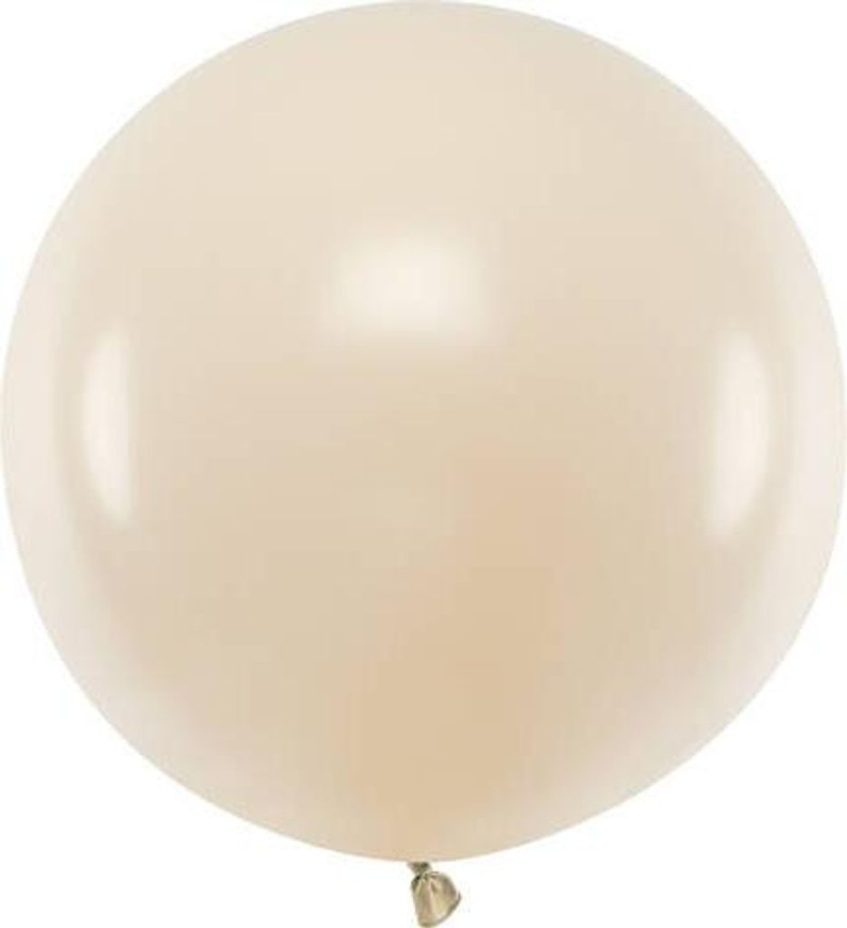Balon lateksowy Gigant, Beżowy, Pastel Alabaster/ Nude, Zdjęcie produktu 