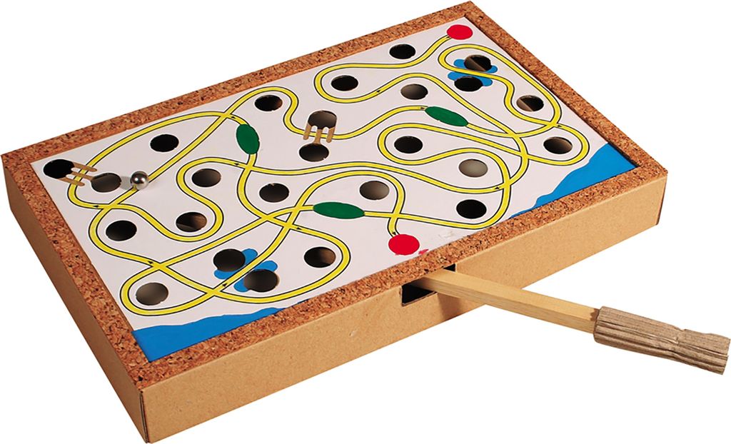 matches21 Magnet-Labyrinth Bausatz f. Kinder Werkset Bastelset ab 6 Jahren