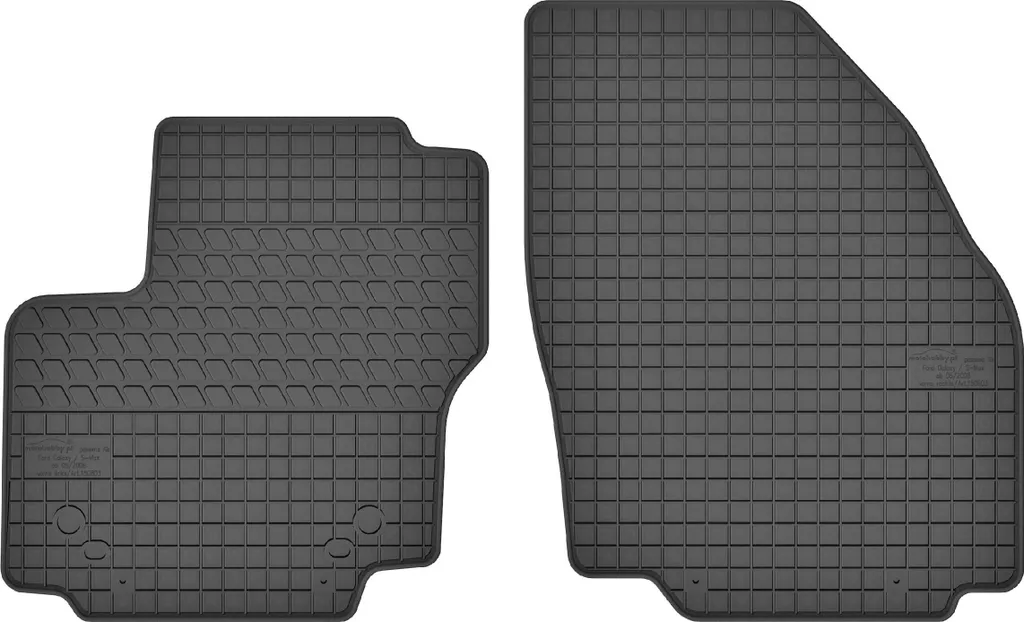 Tappetini anteriori in gomma Tappetini in gomma per Ford S-Max MK1