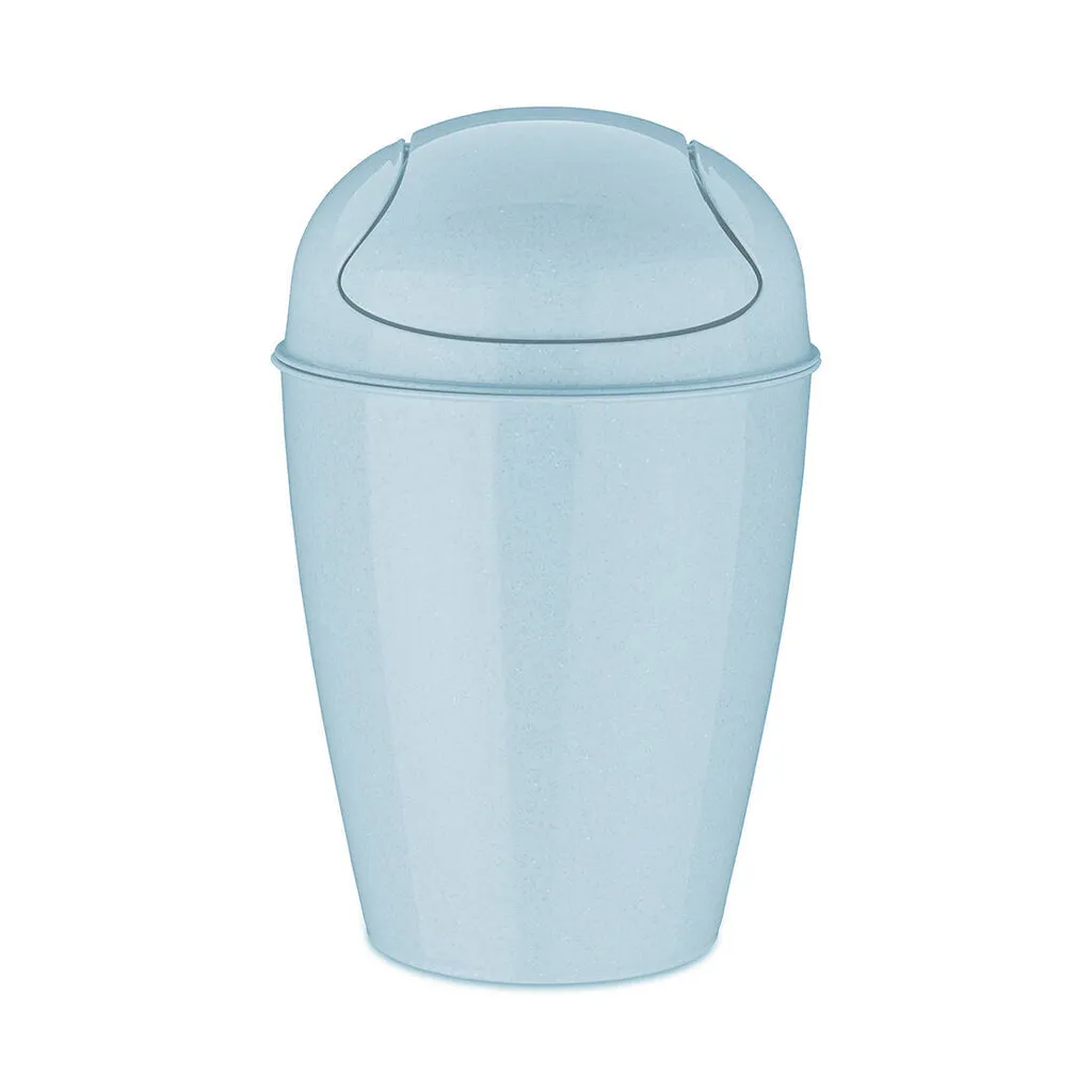 Poubelle de Salle de Bain 5L Koziol Del S en Plastique Bleu Recyclé