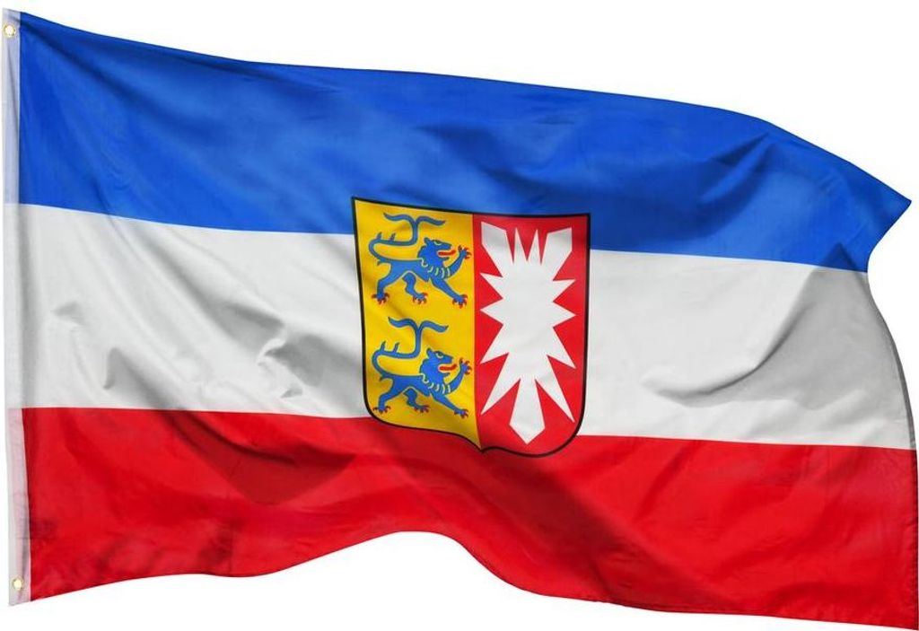 PHENO FLAGS Schleswig Holstein Flagge 90 x 150 cm Fahne Produktbild 