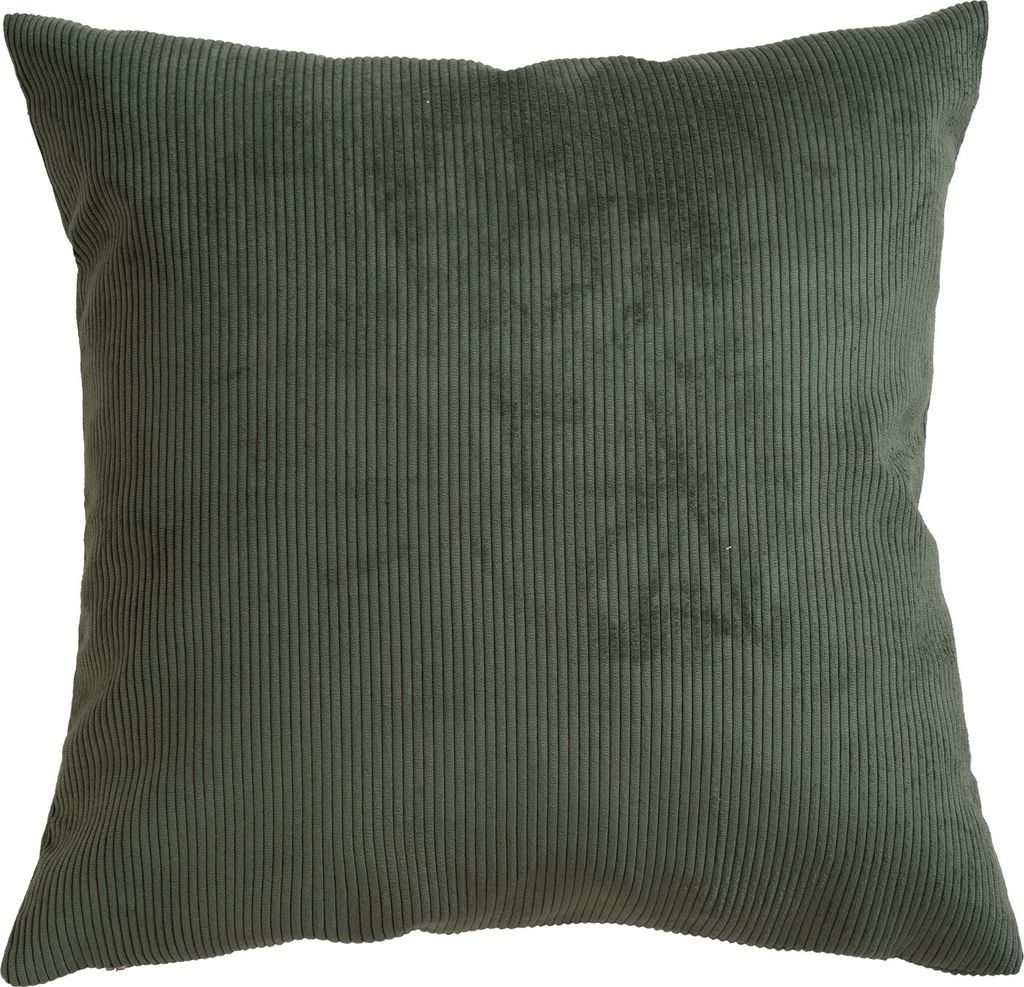 Kissenhülle - Tannengrün - Polyester - 50 x 50 cm - mit Reißverschluss