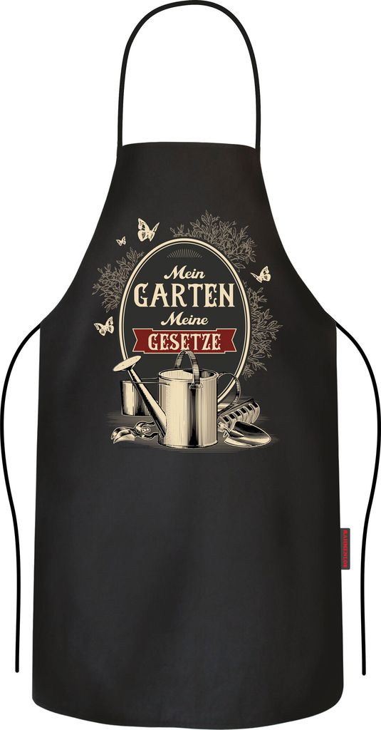 Mein Garten - Grillschürze - Meine Gesetze - Schürze