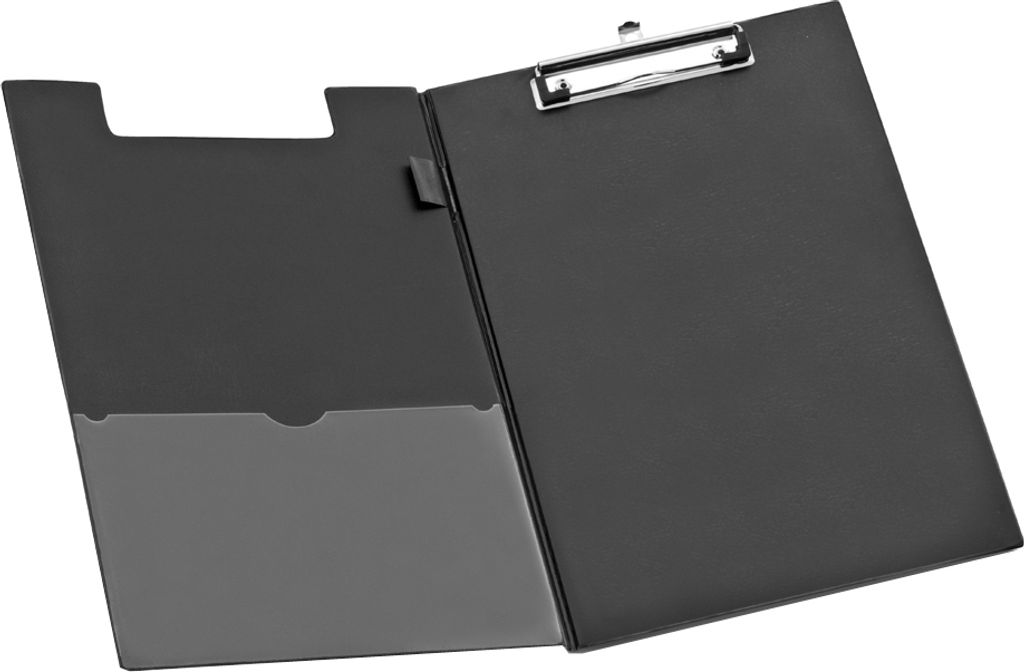 Wonday Klemmbrett-Mappe DIN A4 PVC-Folie schwarz
