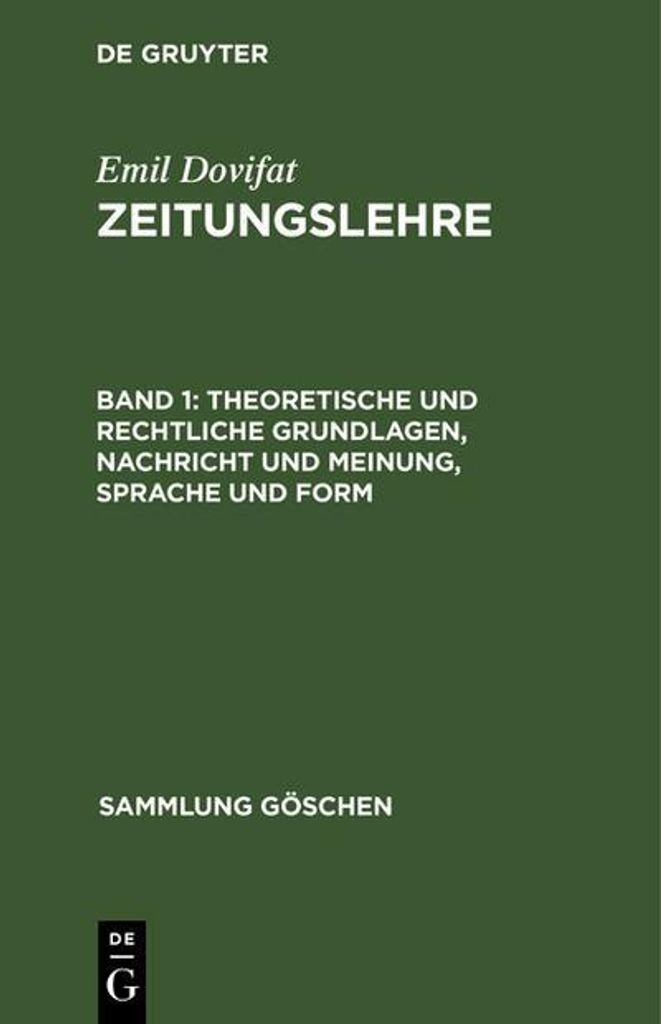Theoretische und rechtliche Grundlagen, Nachricht und Meinung, Sprache und Form