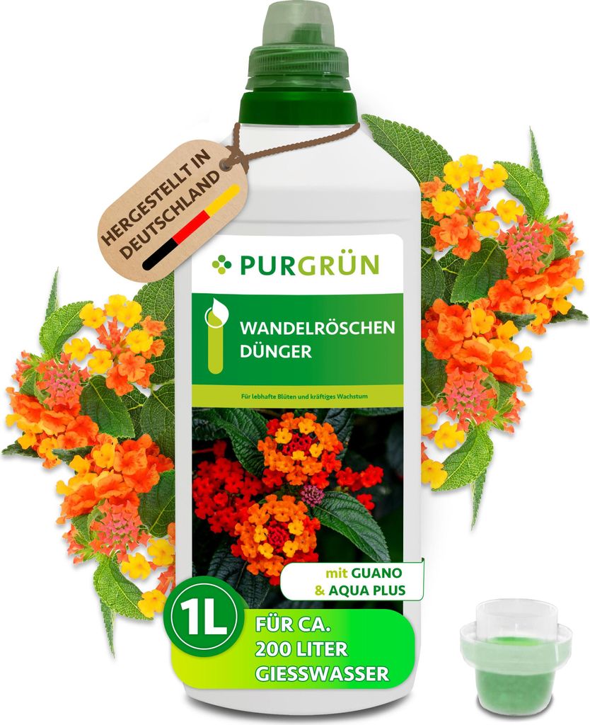 Purgrün Wandelröschen-Dünger 1 Liter,