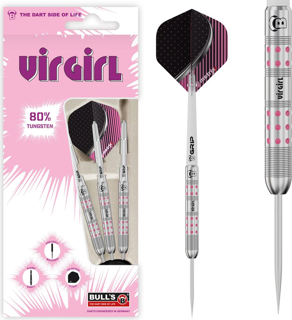BULL'S Virgirl VR1 Steel Dart - 23g -- 1 Satz Produktbild 