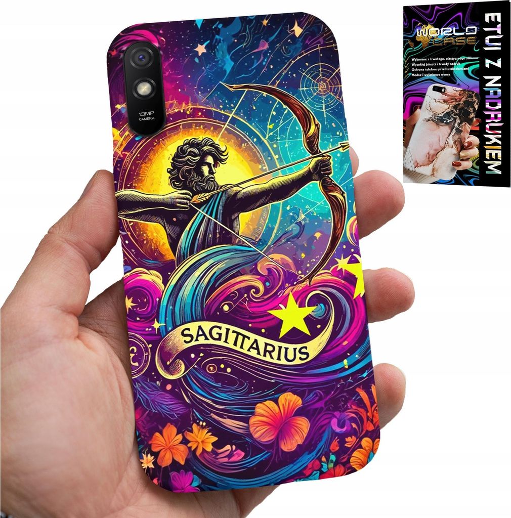 Hülle Für Xiaomi Redmi 9A - Sternzeichen, Schütze Astronomie Rückseite