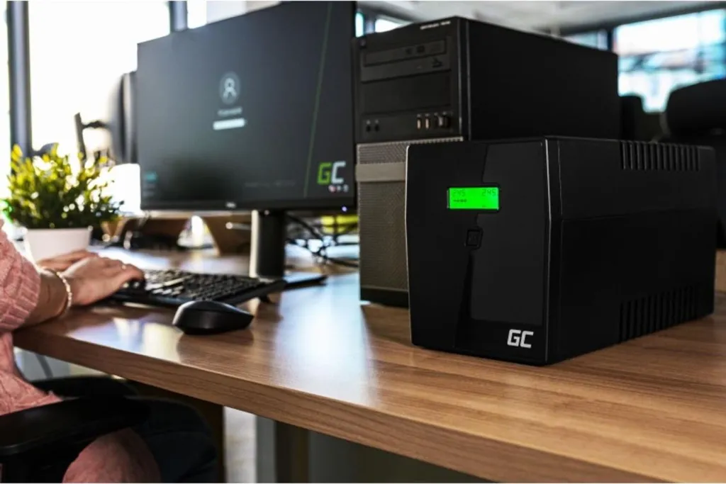 Onduleur pour PC et Télétravail Green Cell 800VA UPS02 Line-Interactive - 12