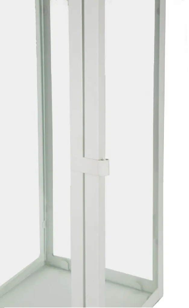 Lanterne Blanche de Table 22cm - Pack de 3 pour Déco Mariage et Fêtes