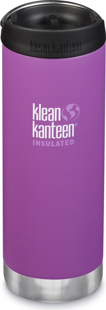 Klean Kanteen TKWide Flasche mit Cafe Cap 473ml Vakuumisoliert berry bright matte