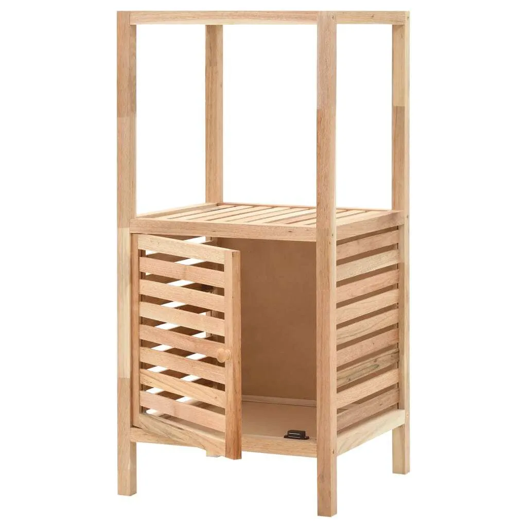 Armadietto Bagno Noce Antico SYFAX 39,5cm - Fascino Legno Massello