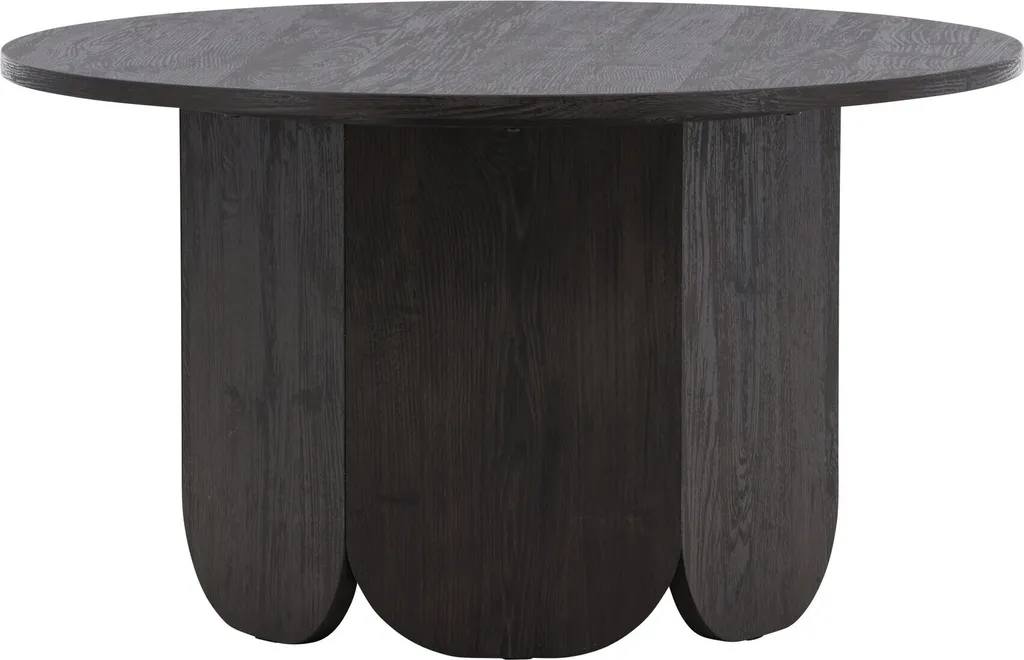 Table basse Tekla Venture Home Noir mat robuste et facile d'entretien