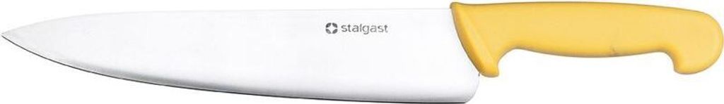 Stalgast Kochmesser, HACCP, Griff gelb, Edelstahlklinge 25 cm