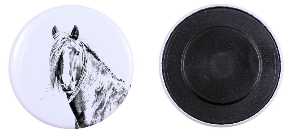 Kanadisches Pferd - Magnet mit Pferd, ein einzigartiges Abdruck des Pferdes der Marke Art-Dog