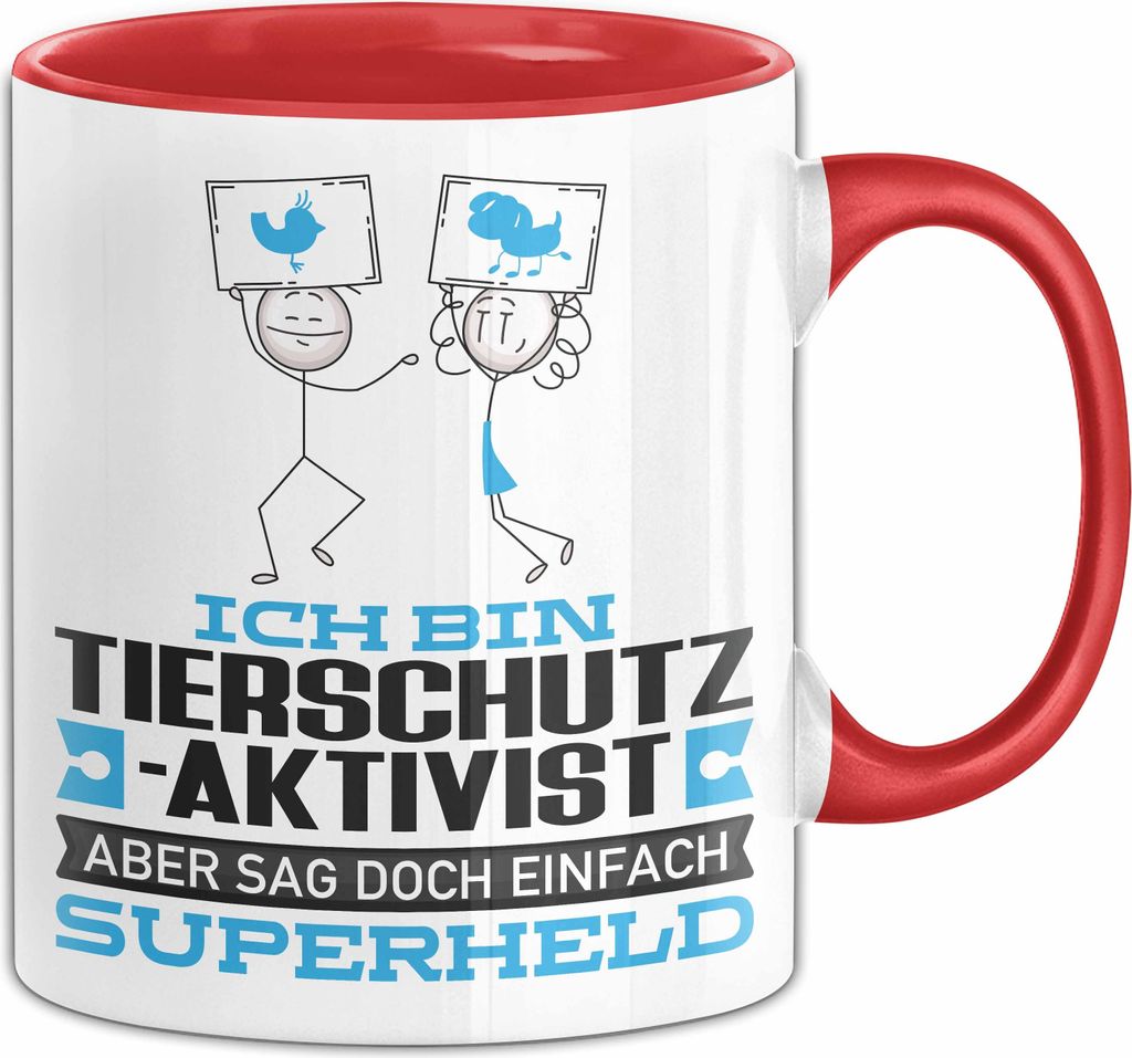 Tierschutzaktivist Geschenk Tasse Ich Bin Produktbild 