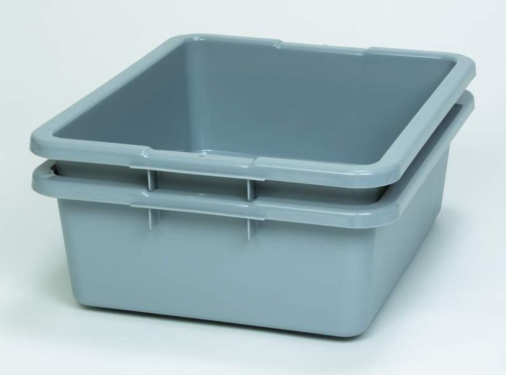 Rubbermaid Allzweckbehälter ohne Fächer, 28,7 l, grau, Inhalt 6
