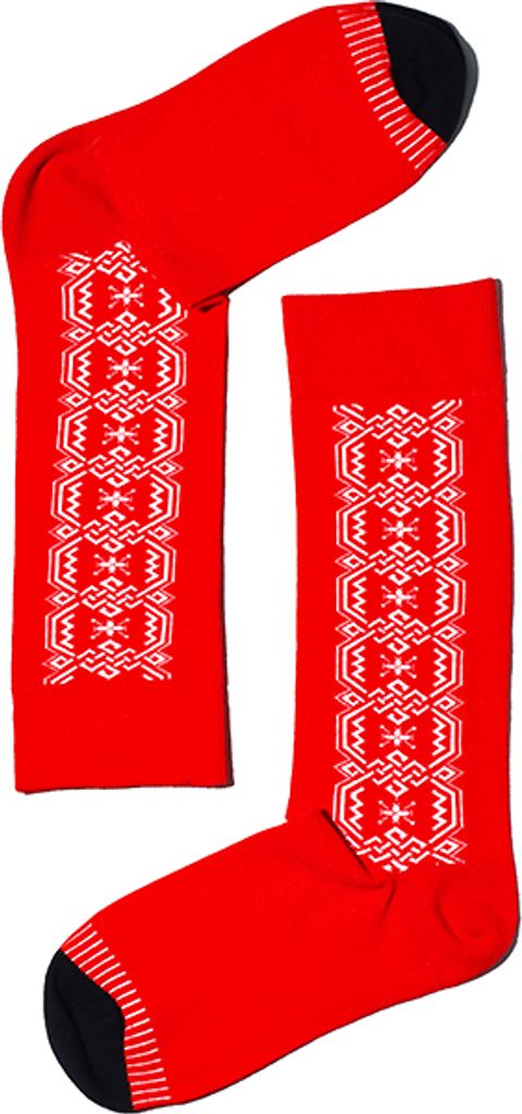 MEGAGROUP 4 Paar Casual Socken Stricksocken 38-42 Strümpfe rot chinesischer Stil