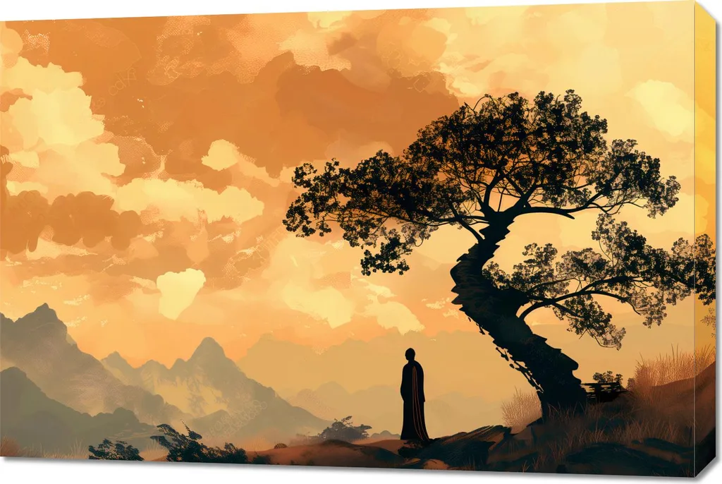 Image Zen 90 x 60 cm : Tableau Décoratif Impression Haute Définition