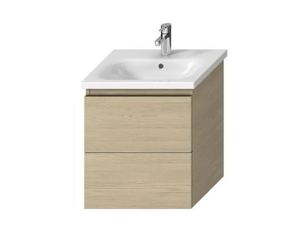 Meuble sous vasque Jika MIO frêne alaska 57cm pour salle de bain chic