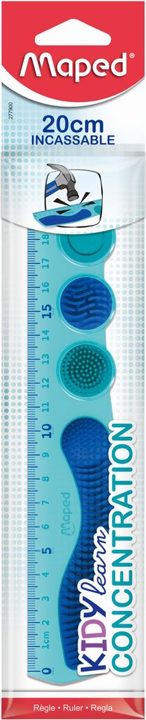 A product package for a Maped ruler.