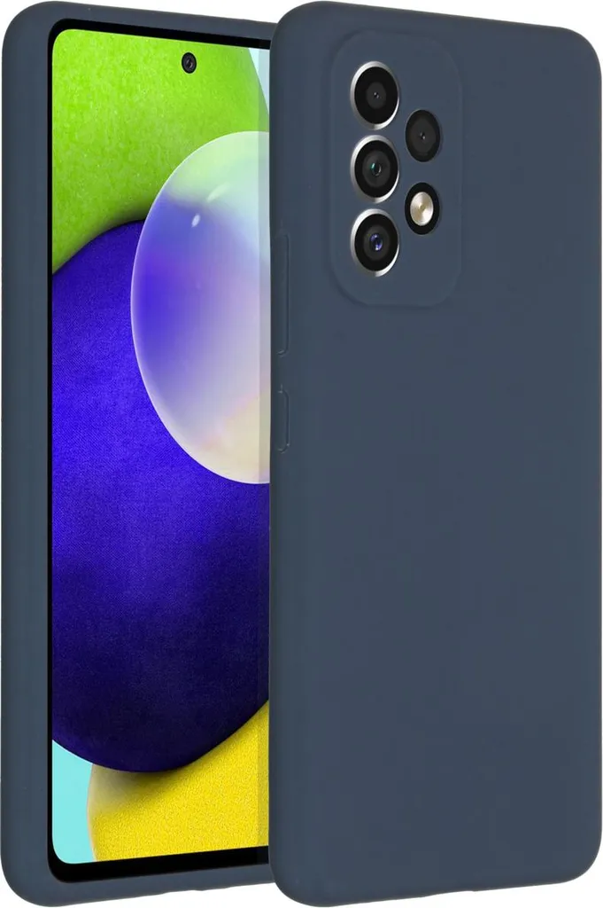 Custodia in Silicone Liquido Accezz Samsung Galaxy A53 Blu Scuro - Offerta