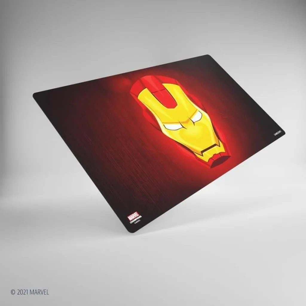 Marvel Champions Iron Man Tappetino 61x35cm | Gomma Naturale Ufficiale