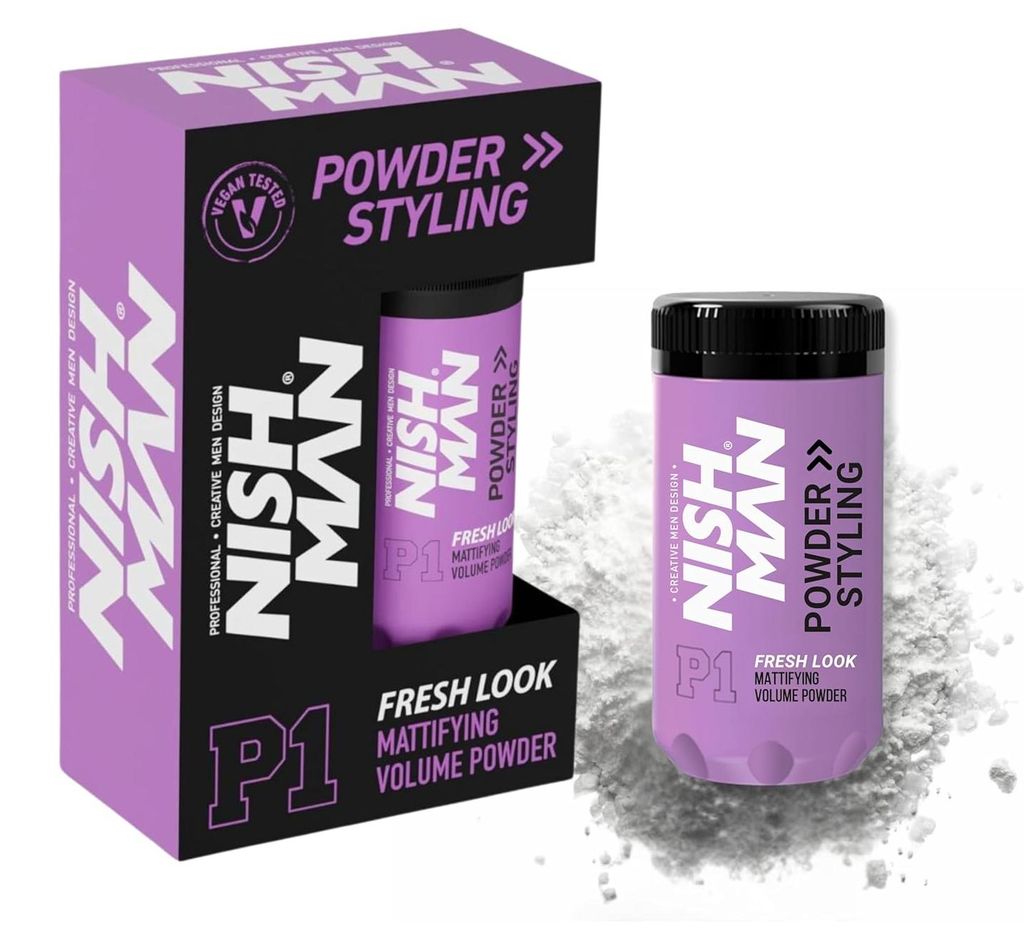 Nishman - P1 Fresh Look Puder - Parfümiertes Haarstyling-Puder 20g