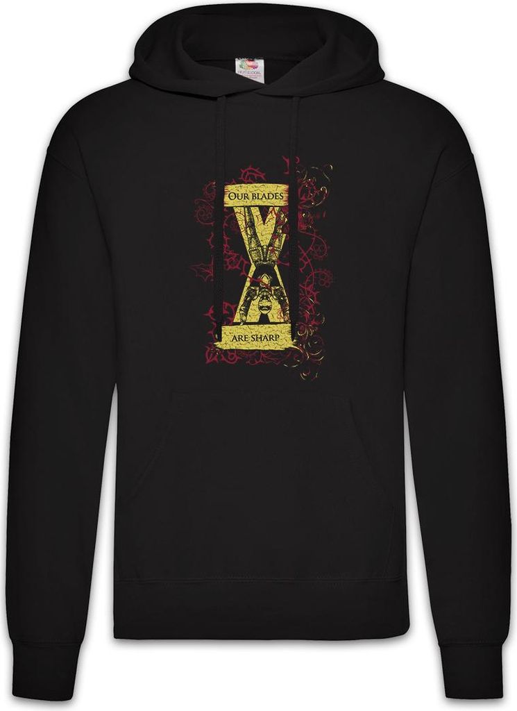Urban Backwoods Our Blades Are Sharp, Herren Hoodie, Farbe: Schwarz, Größe: M