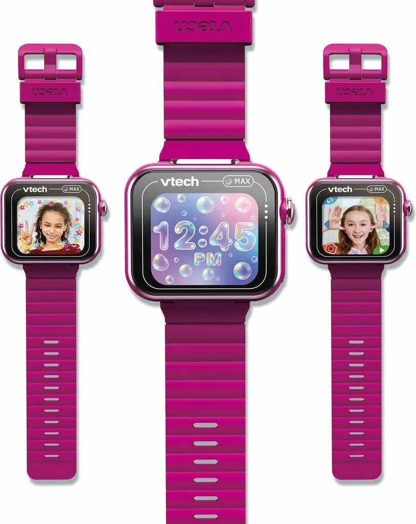 VTech Kidizoom MAX Raspberry : Montre Enfant Écran Large et Double Caméra - 7