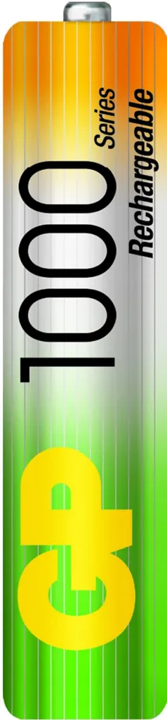 Piles Rechargeables AAA GP 1000mAh NiMH format Micro Pack de 4 Unités - 2