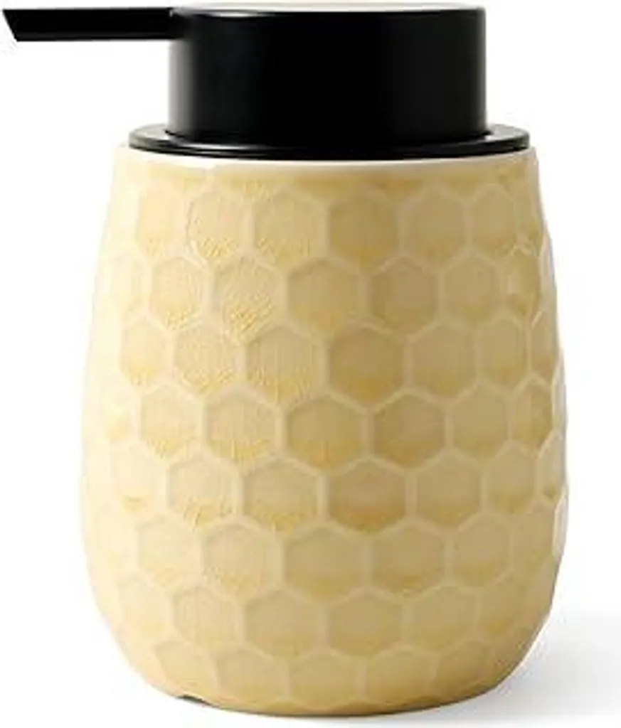 Dispenser Sapone Moderno ANTIS'S HOME 350ml Vetroceramica Giallo