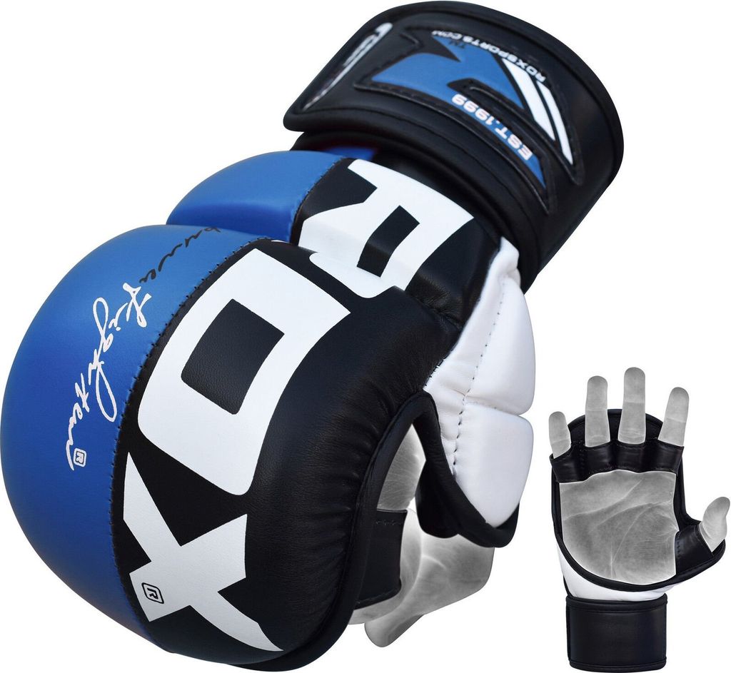 RDX Sports T6 MMA Handschühe - Blau - L Produktbild 1