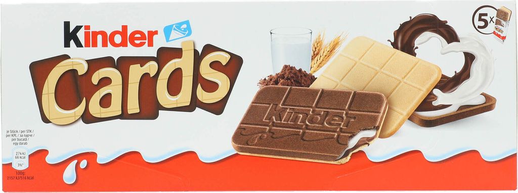 Kinder Cards 128g Produktbild 