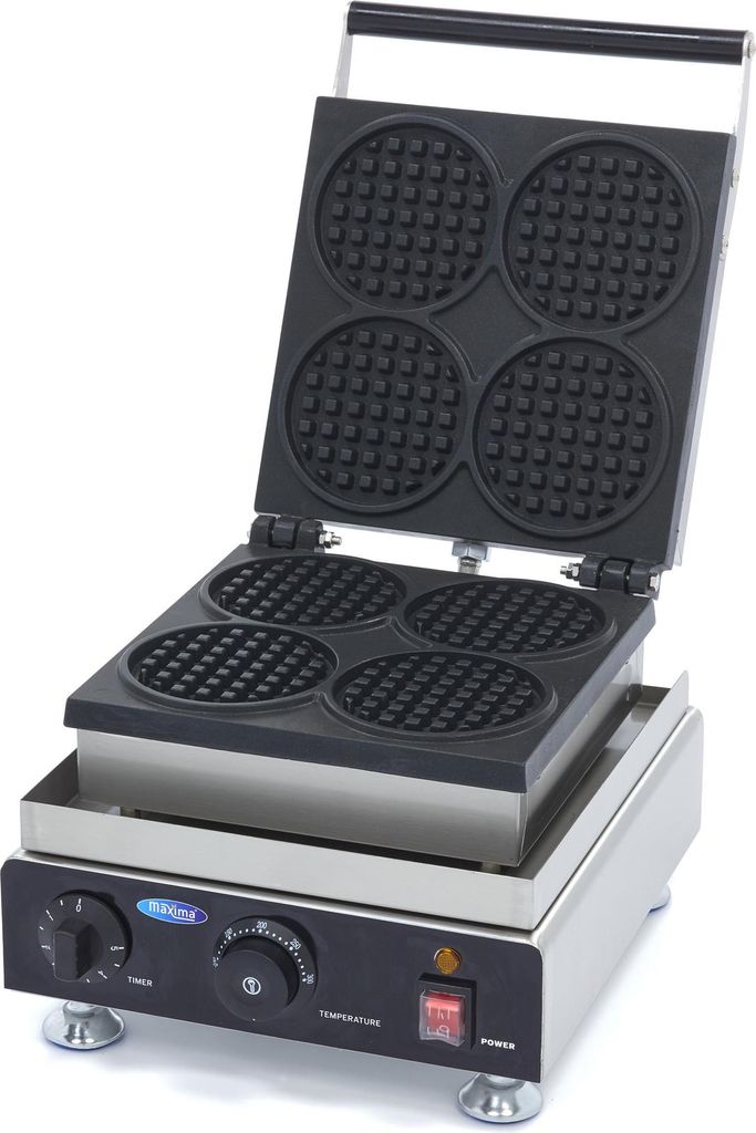 Maxima - Gofrownica Gastro - 4 gofry - Mini gofry Zdjęcie produktu 