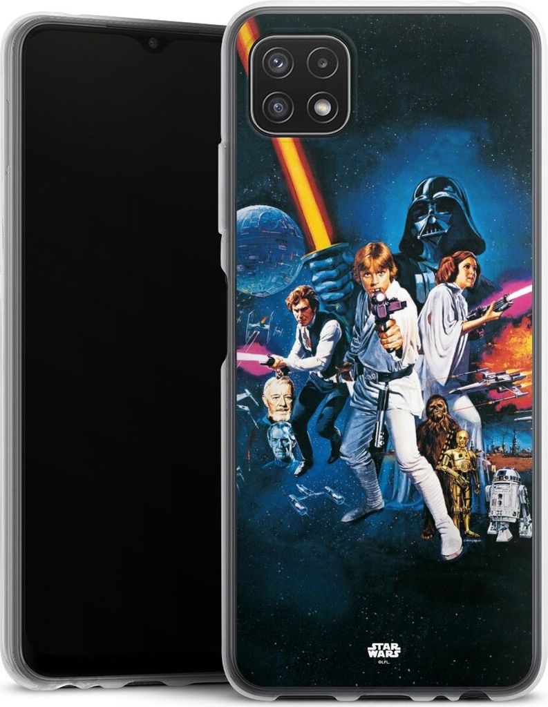 DeinDesign Handyhülle für Samsung Galaxy A22 5G Silikon Hülle Case Smartphone Schutzhülle Episode IV Fanartikel Star Wars
