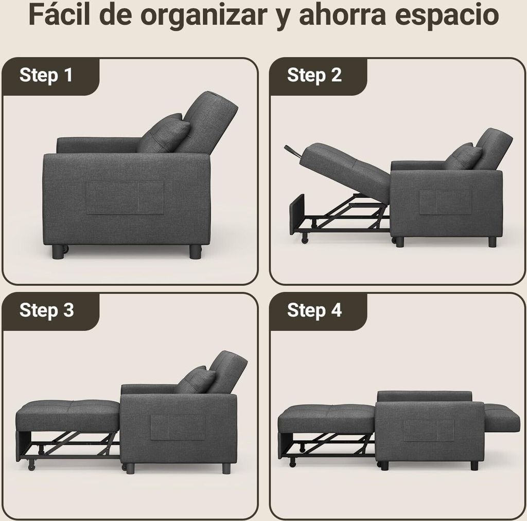 Bealife AR21 Schlafsofa, Schlafsessel Produktbild 6