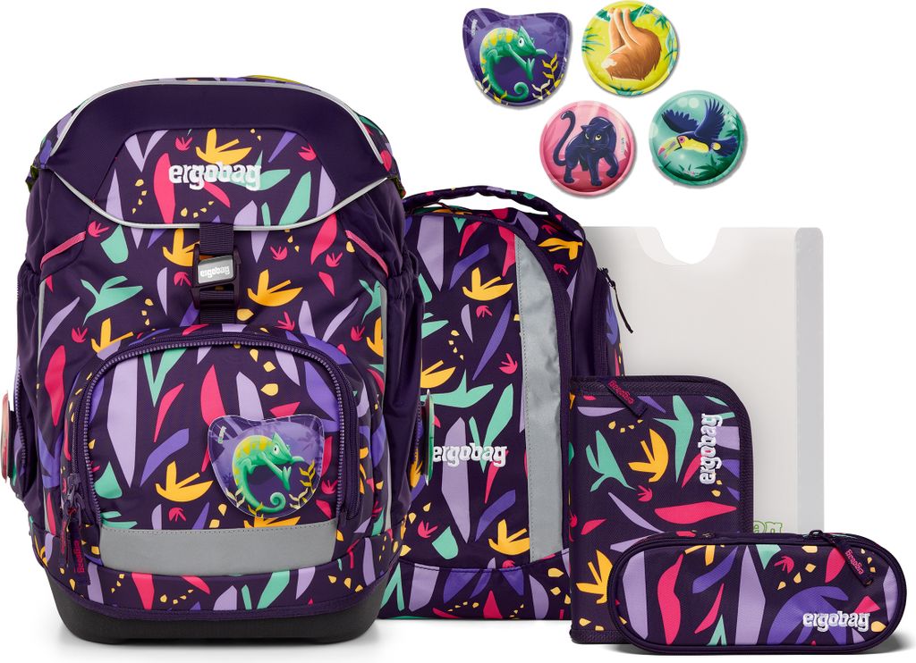 ergobag Schulrucksack-Set pack AmBärzonas