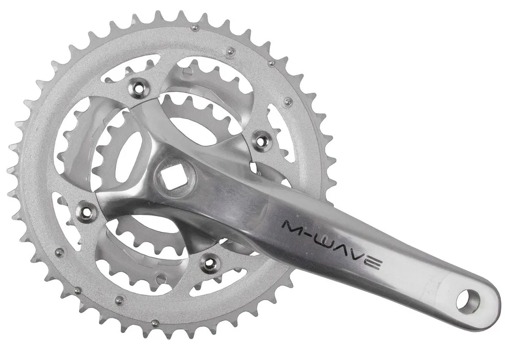 Manivelle Aluminium Arbre M avec Plateaux 22T 32T 44T Haute Rigidité