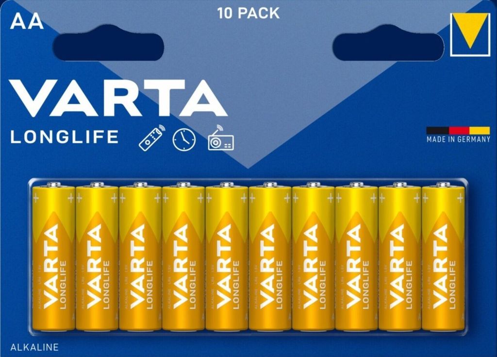 Longlife AA / LR6 Batterie 10er-Pack Produktbild 