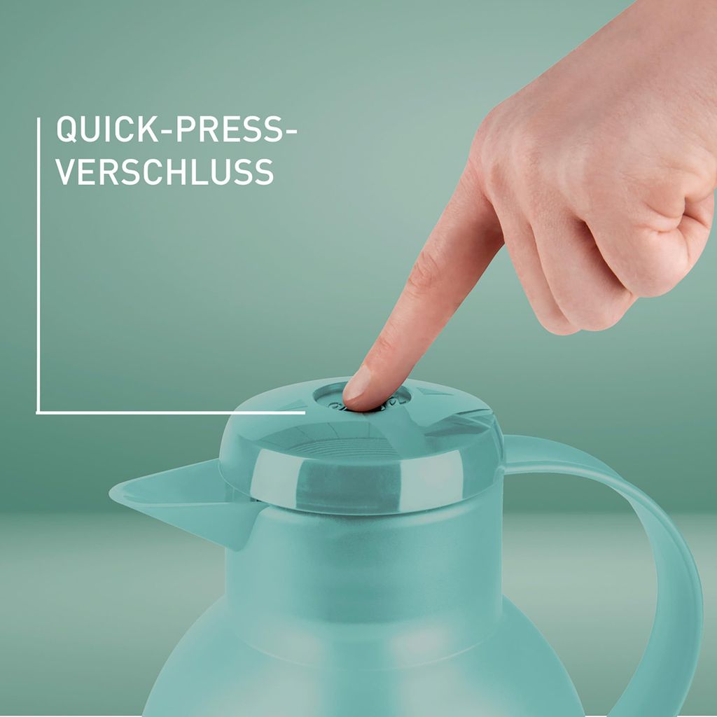 emsa Isolierkanne SAMBA 1 Liter Blaugrün Quick Press