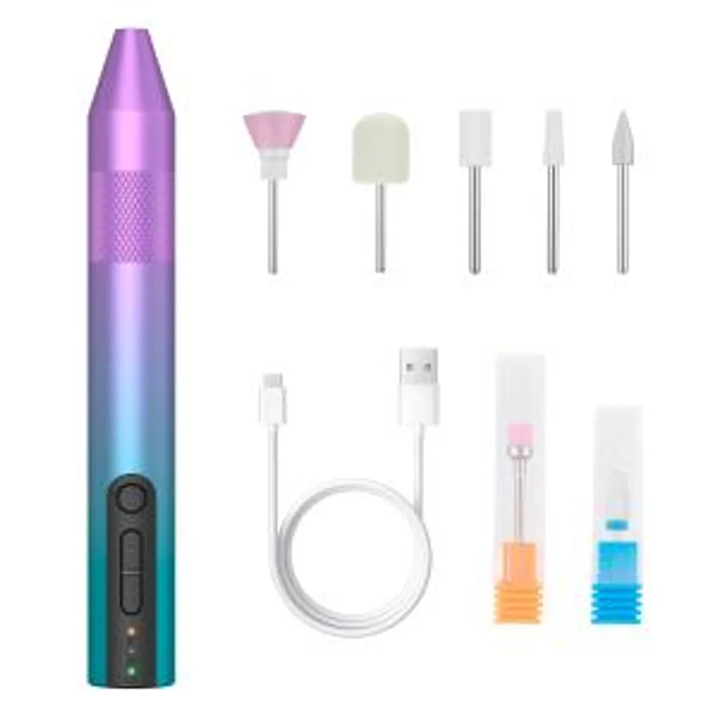 Lime à ongles électrique rechargeable sans fil pour soin des mains